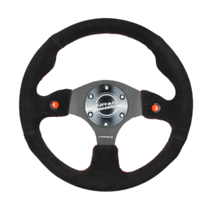 NRG Dual Button suede steering wheel RST-007S