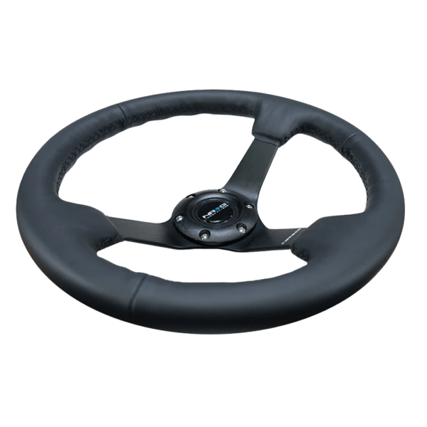 NRG Leather Steering Wheel RST-033BK-R