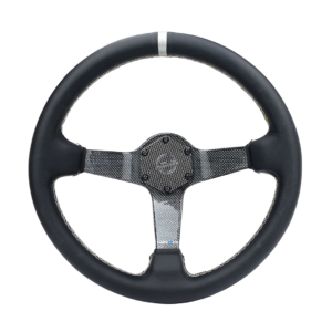 NRG silver carbon fiber steering wheel RST-036CF-SL