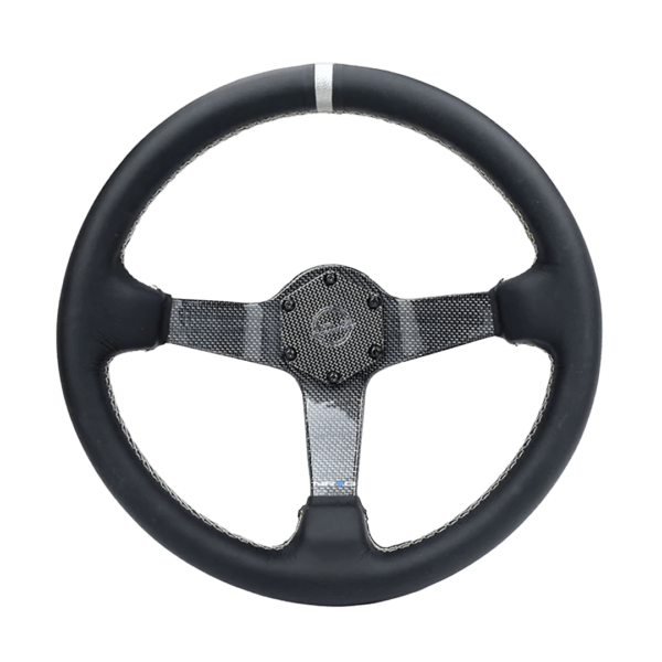 NRG silver carbon fiber steering wheel RST-036CF-SL