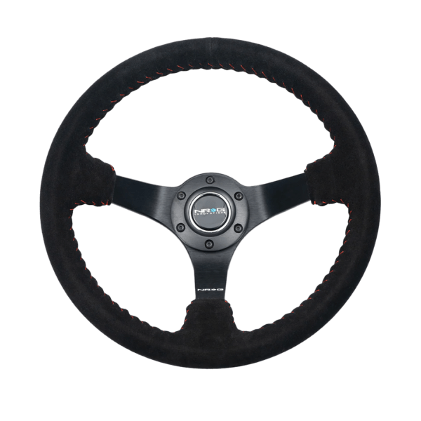 NRG Red Stitching Steering Wheel RST-036MB-S-RD