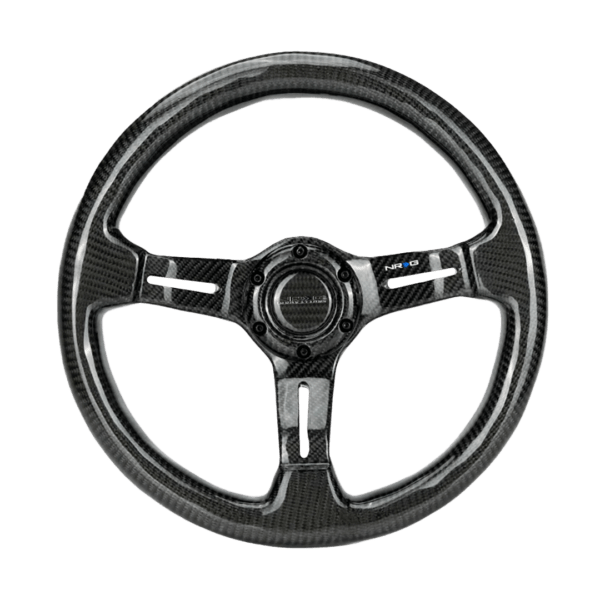 NRG Full Carbon mini 315mm 1.5 inch deep dish steering wheel ST-010CF-CF