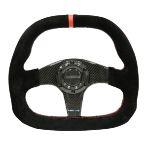 NRG Carbon Fiber Flat bottom steering wheel ST-019CF