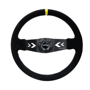 NRG Two Spoke Suede Steering wheel rst-022s-y
