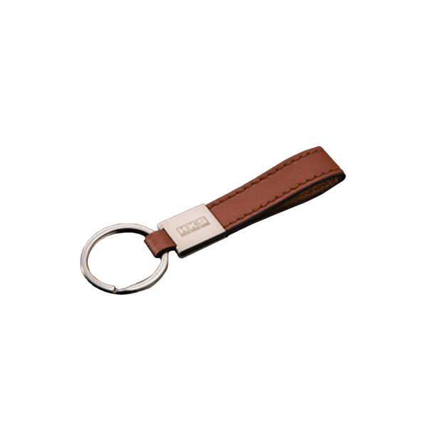 HKS camel leather keychain 51007-AK223