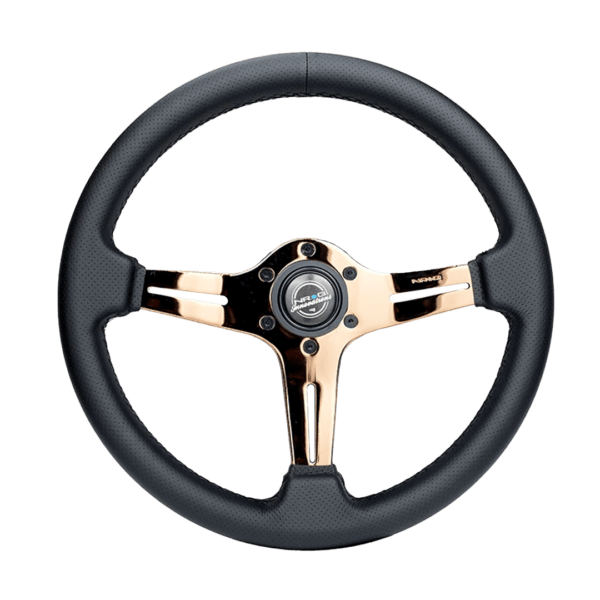 NRG Rose gold simulator steering wheel ST-018RG-PR